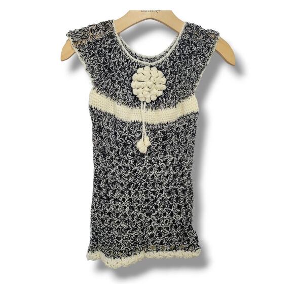 Handmade girls crochet Dress - one size - Picture 1 of 7